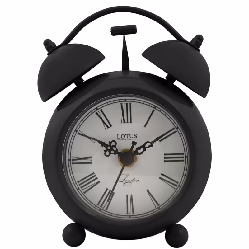 ساعت فلزی رومیزی لوتوس... هزینه ارسال به عهده مشتری محترمه (پسکرایه)