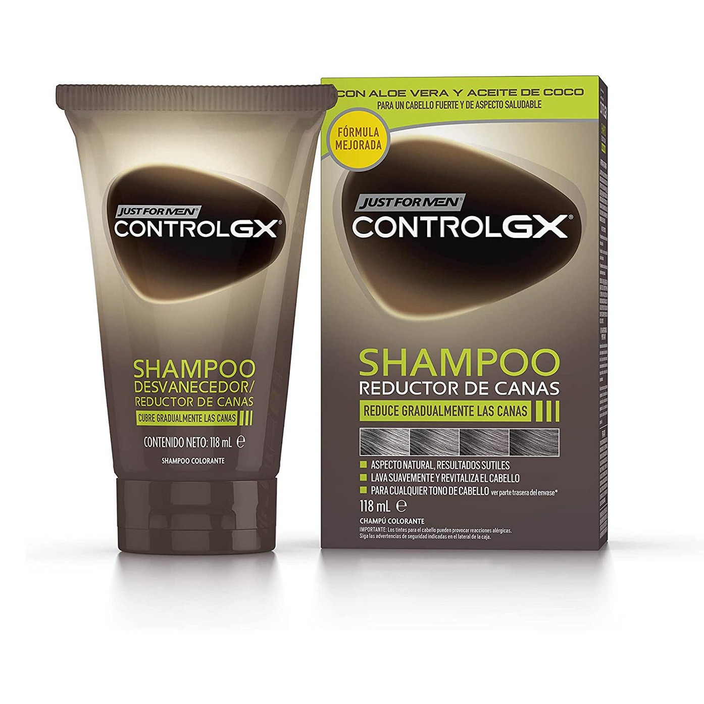 شامپو رفع تدریجی سفیدی مو جاست فورمن مدل ControlGX