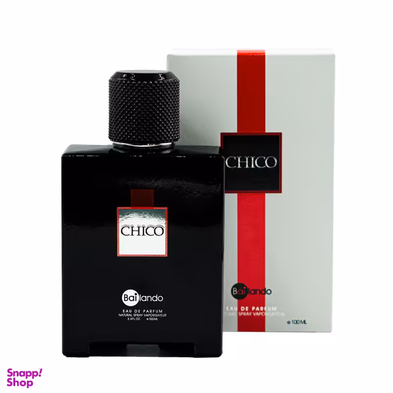 ادوپرفیوم مردانه بایلندو مدل chico با رایحه شیرین حجم 100 میلی‌لیتر