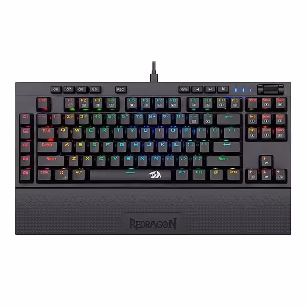 کیبورد باسیم مخصوص بازی ردراگون مدل Broadsword Pro K588