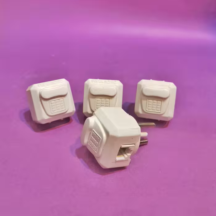 سه شاخه تلفن مدل سوکت خور 