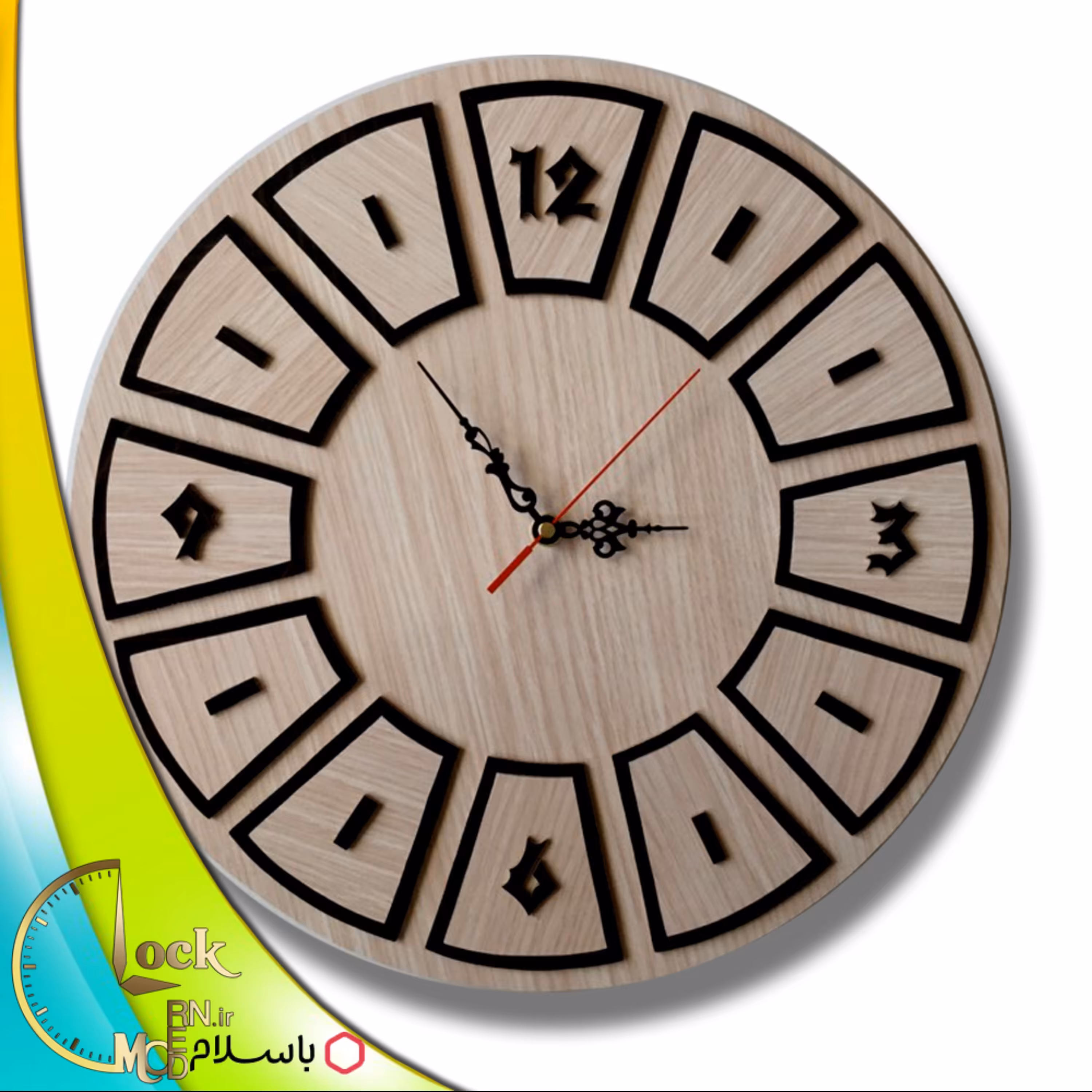 ساعت دیواری دایره ای کد 135