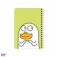 دفترچه یادداشت بامبیلیپ مدل چوبی طرح اردک متفکر کد 4056150