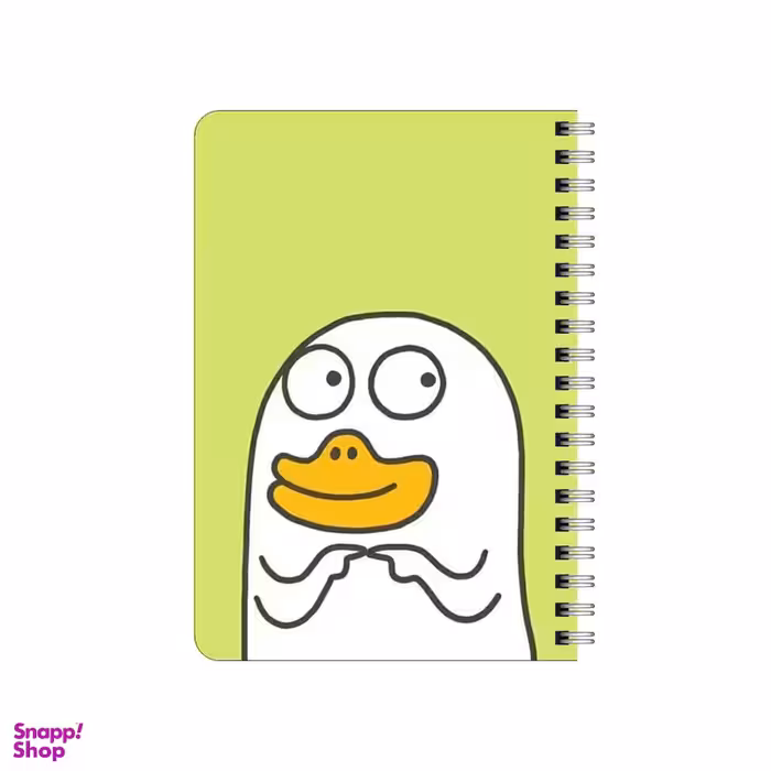 دفترچه یادداشت بامبیلیپ مدل چوبی طرح اردک متفکر کد 4056150