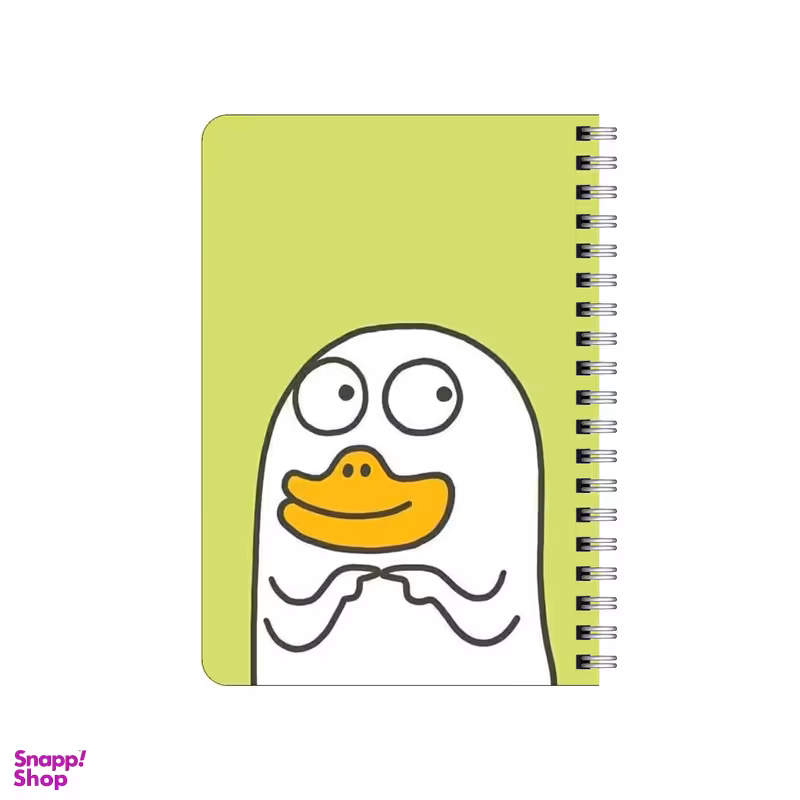 دفترچه یادداشت بامبیلیپ مدل چوبی طرح اردک متفکر کد 4056150