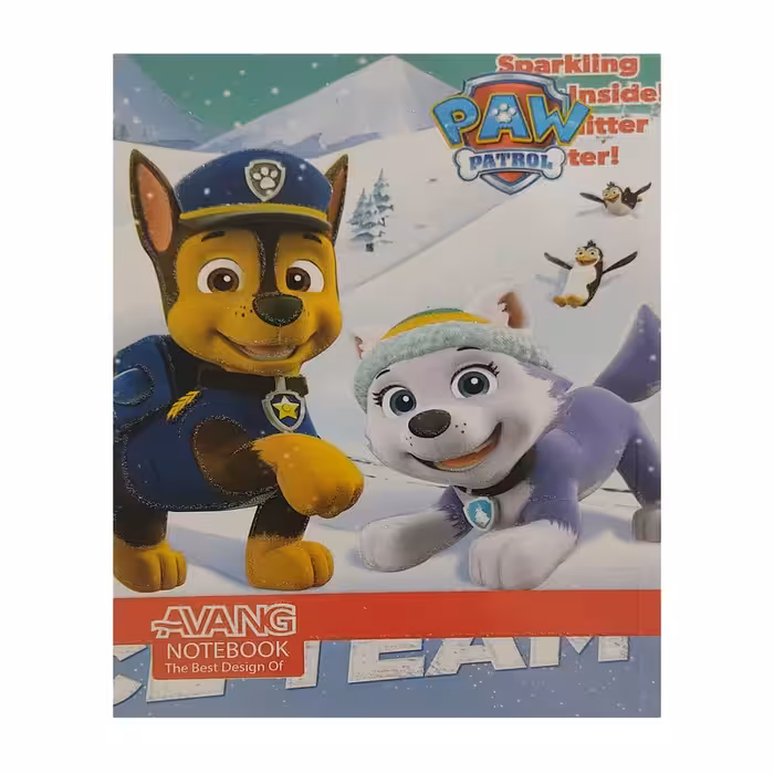 دفتر مشق 50 برگ آونگ مدل سگهای نگهبان کد 007