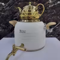 کتری قوری نزاز  5لیتر  کد 3029 رنگ سفید