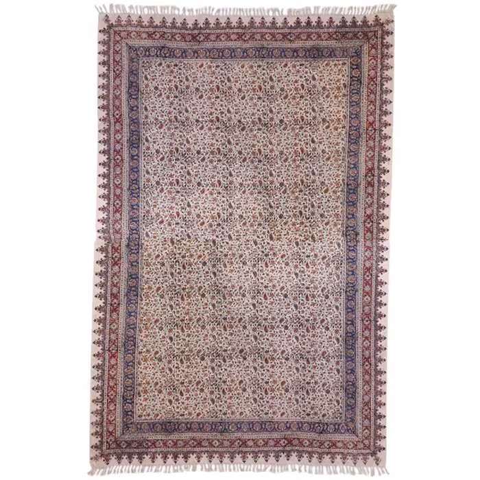 رومیزی قلمکار سنتی اصفهان سایز 200 در 135 سانتی متر 