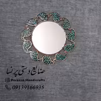 آینه مسی فیروزه کوبی شده برند پرنسا ارسال رایگان