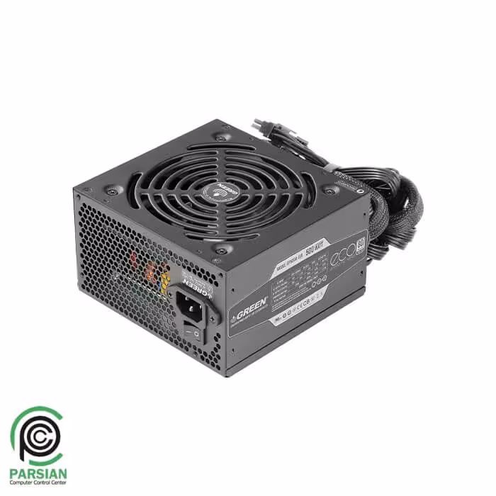 منبع تغذیه کامپیوتر گرین مدل GP500A-ECO Rev3.1