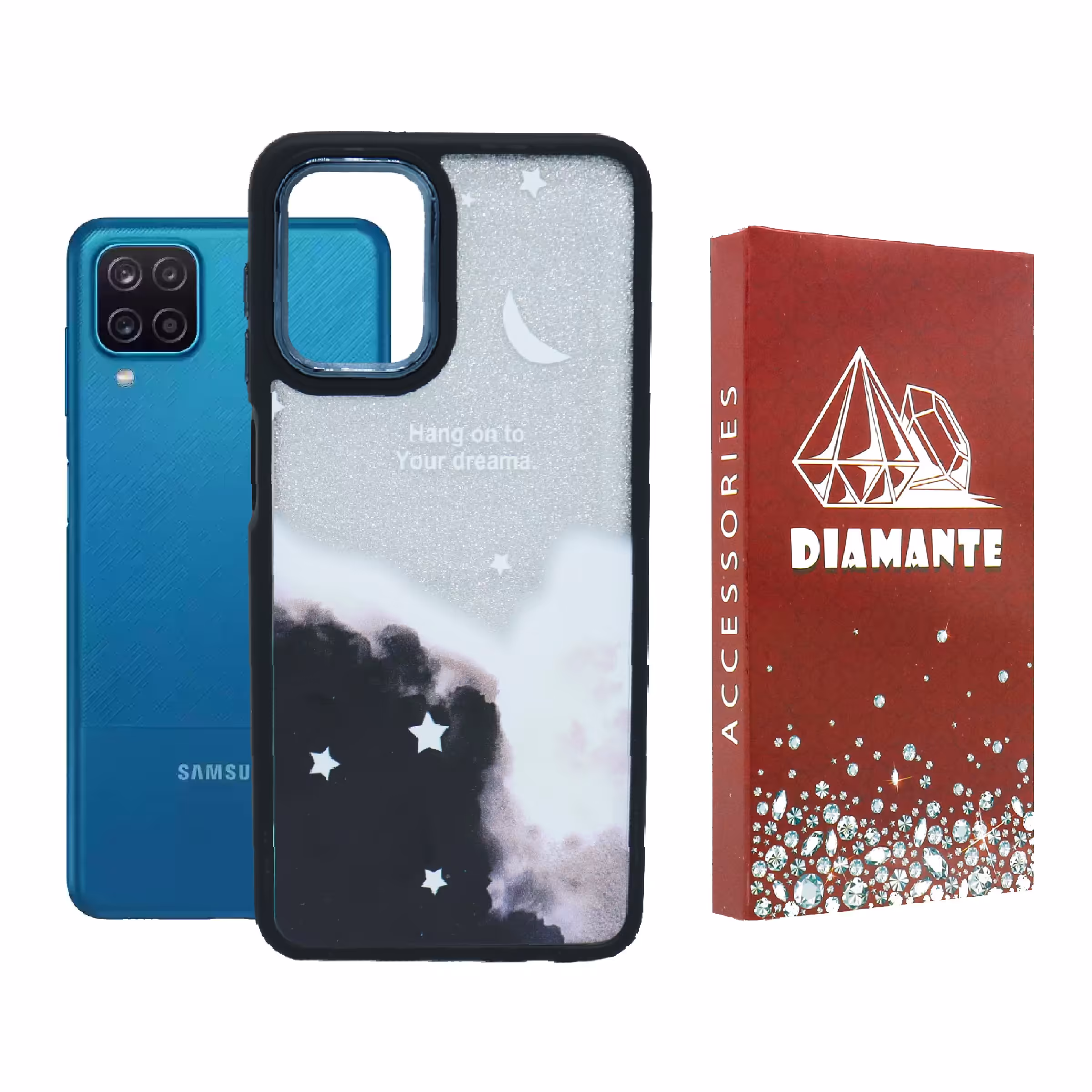 کاور مدل ماه و ستاره مناسب گوشی سامسونگ a12