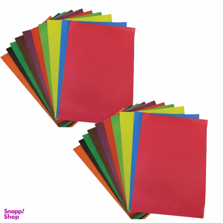 کاغذ رنگی A4 مدل KR01 بسته 20 عددی