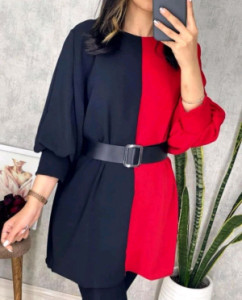 پانچو زنانه ابروبادی مدل مانتو پانچو دورنگ
