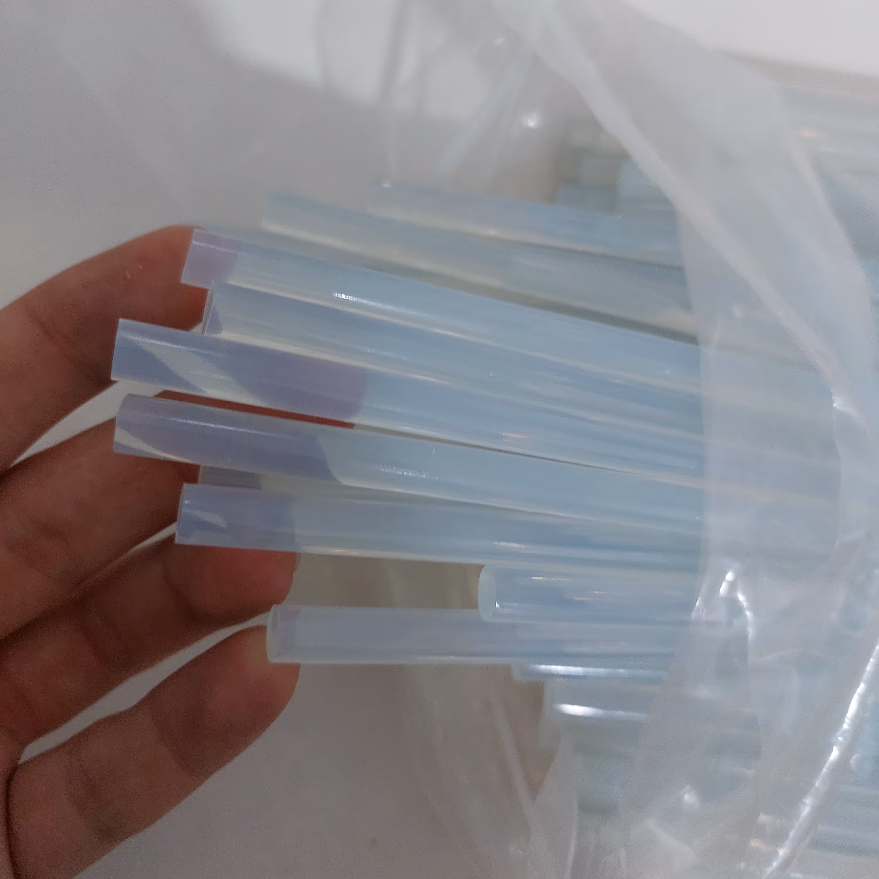 چسب حرارتی سایز کوچک پک 10 عددی شفاف 