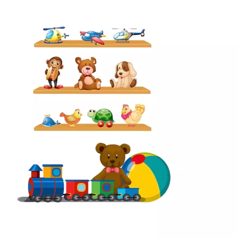 استیکردیواری اسباب بازی