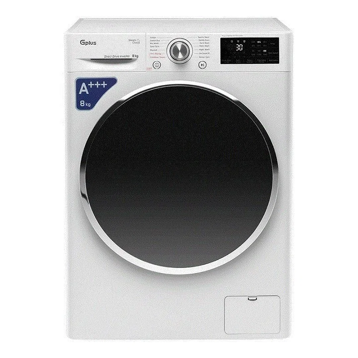 خرید و قیمت ماشین لباسشویی 8 کیلویی جی پلاس مدل GWM-P880