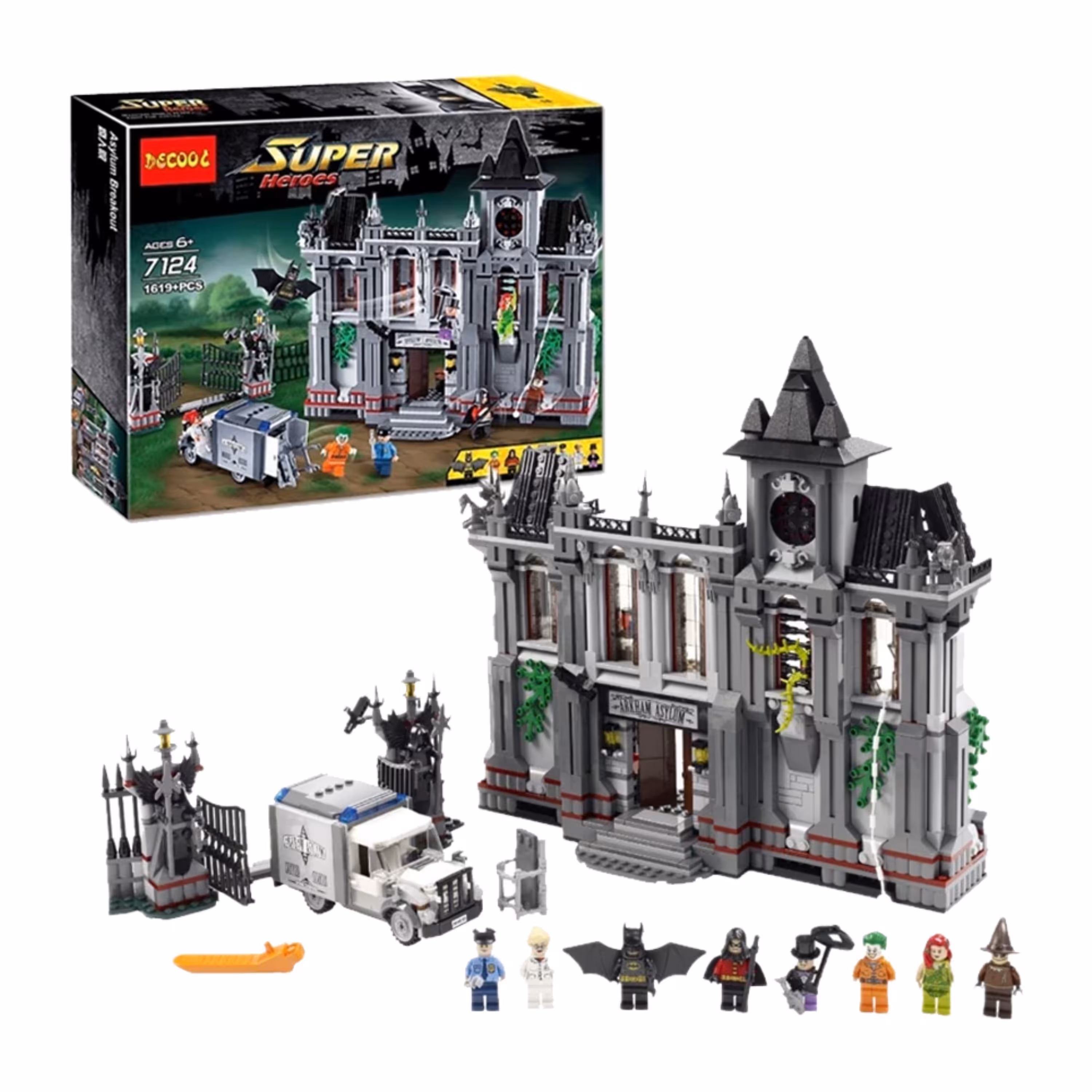 لگو تیمارستان آرخام  بزرگ 1619 قطعه مدل 7124