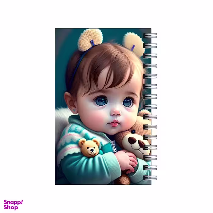 دفترچه یادداشت مدل to do list طرح نی نی خرسی و خرسش کد 4270713