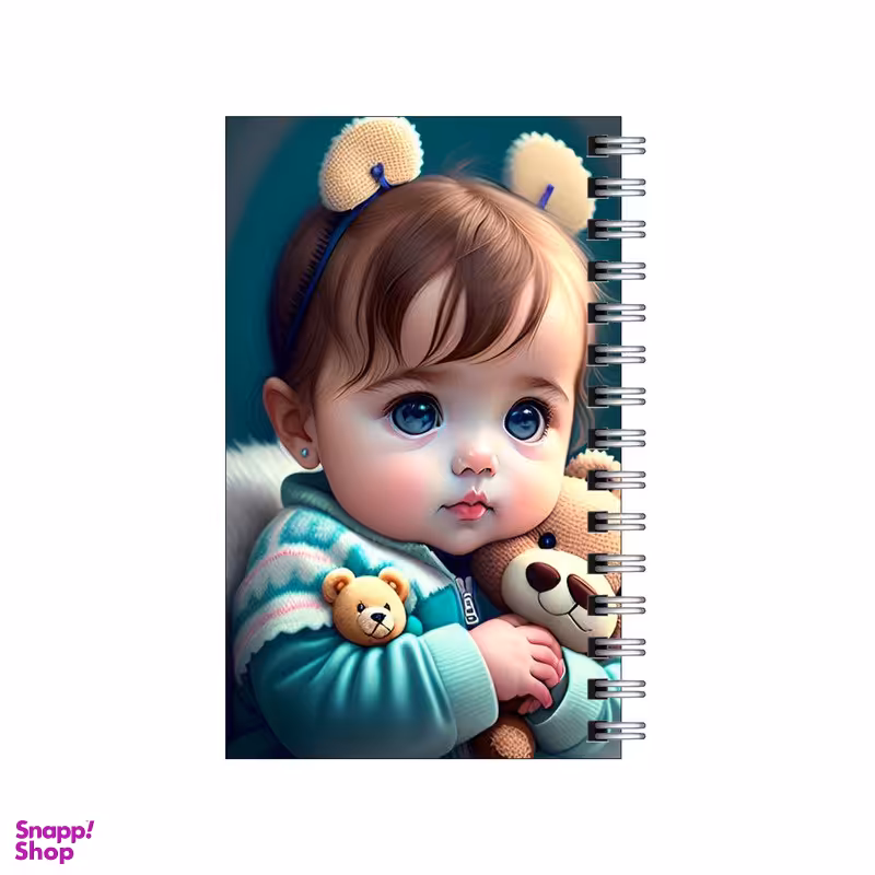 دفترچه یادداشت مدل to do list طرح نی نی خرسی و خرسش کد 4270713