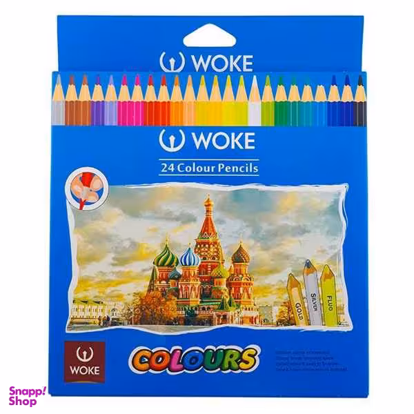 مداد رنگی 24 رنگ وک طرح Castle Of St.Basil کد 24-9403