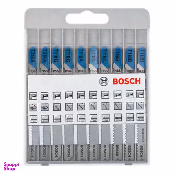 تیغه عمود بر بوش مدل 2607010631 مجموعه 10 عددی