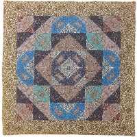 رومیزی ترمه ابریشم طرح چهل تکه کد TRM144 رنگ آستر طوسی