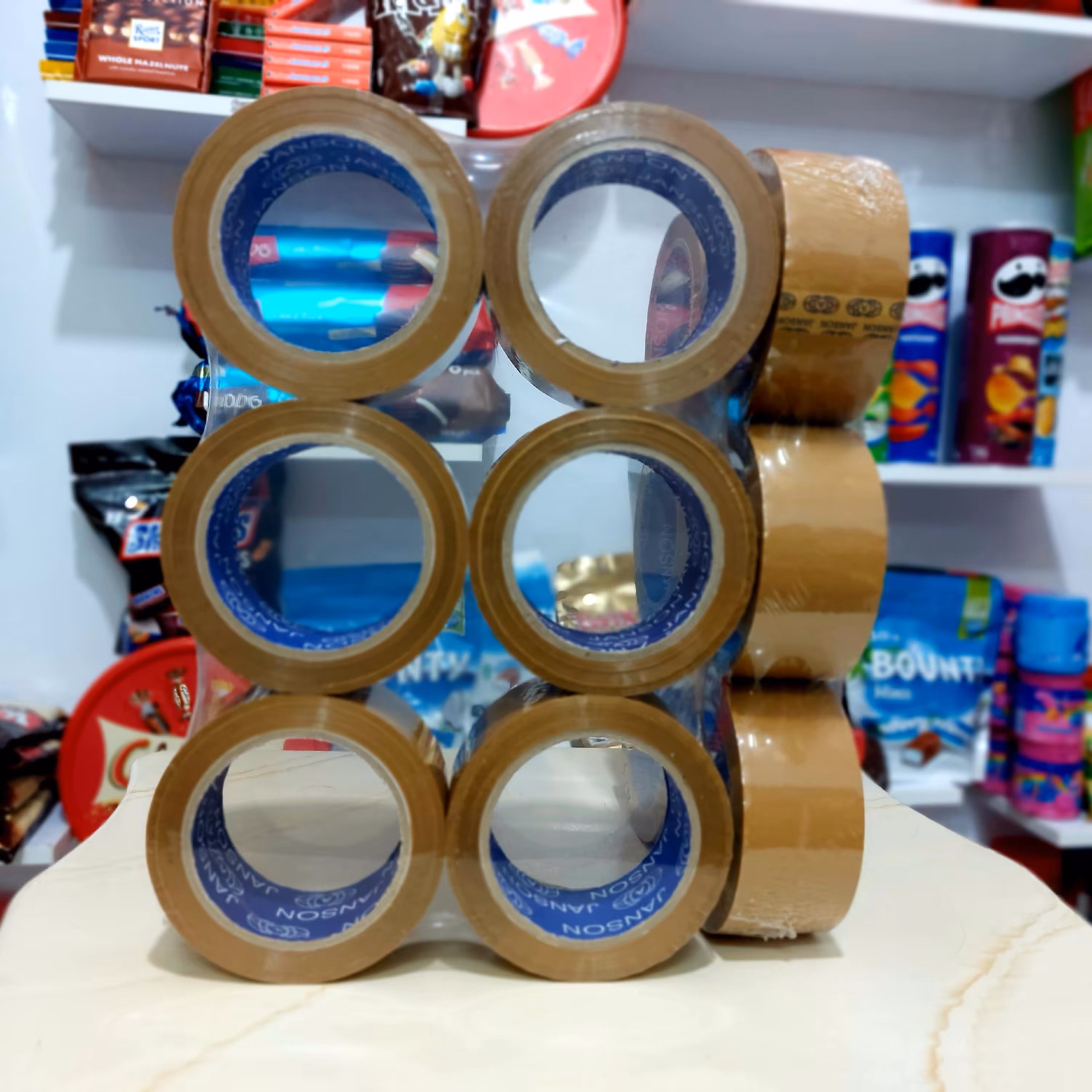 چسب جانسون90یارد48میکرون(پک6عددی) ارسال رایگان سراسر کشور چسبندگی عالی