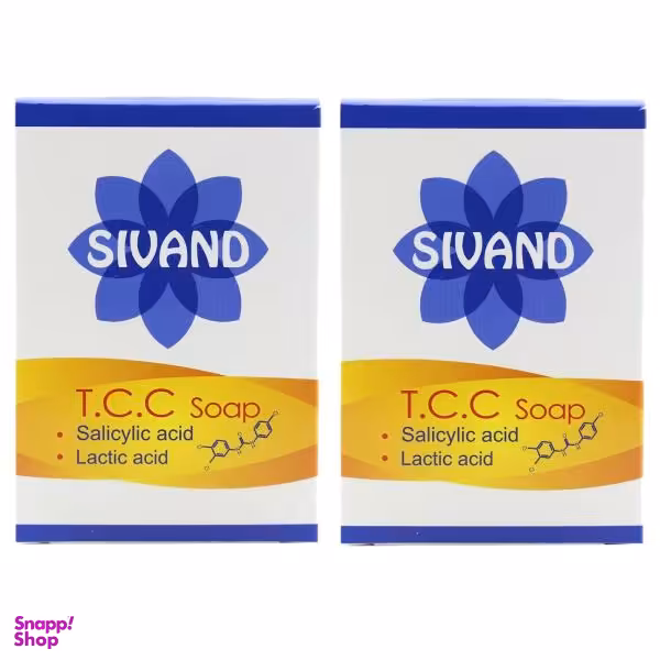 صابون ضدباکتری سیوند (Sivand) مدل Tcc 0212 وزن 90 گرم مجموعه 2 عددی