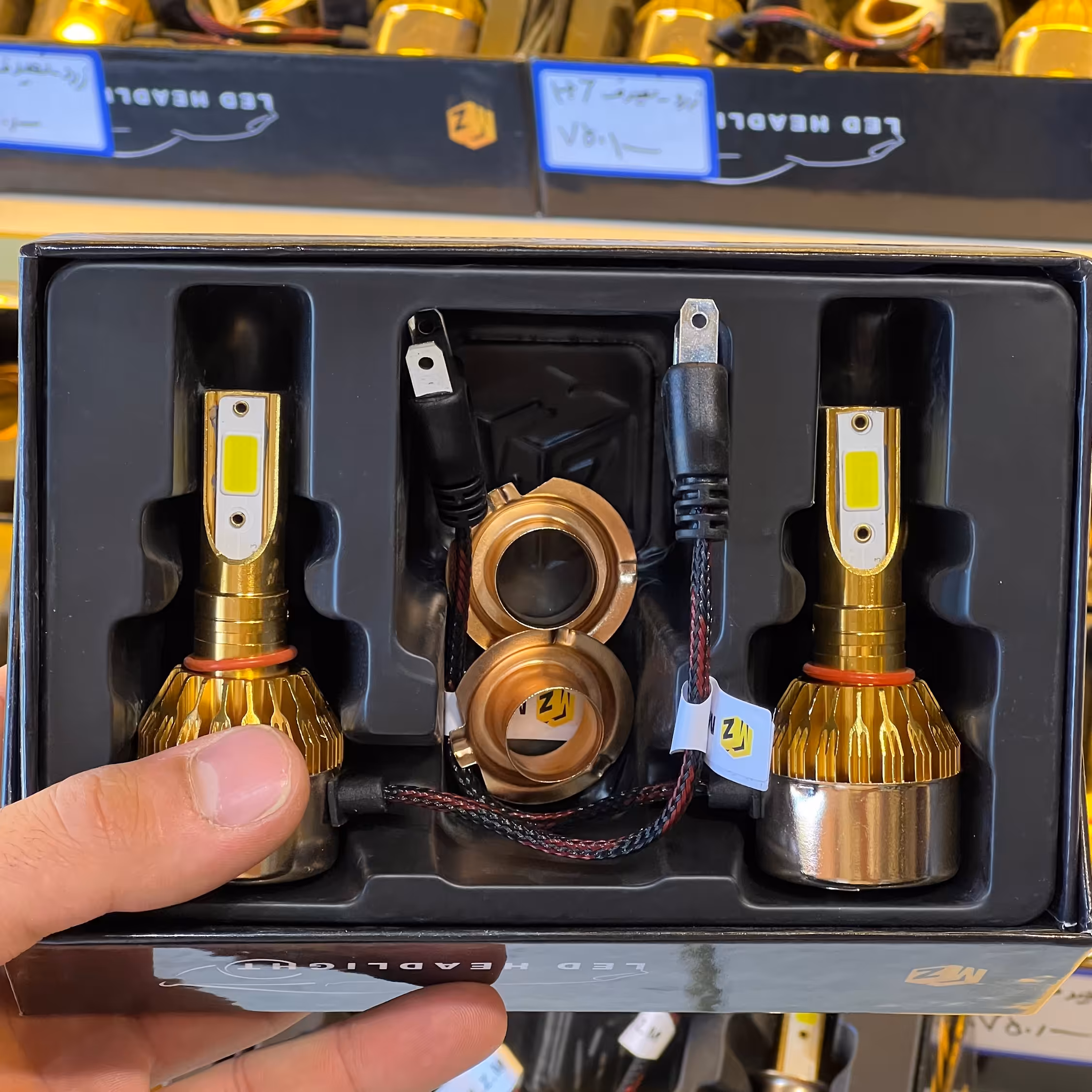 هدلایت D70نور پایین سمند 30 وات سفید 8 ماه ضمانت تعویض پایه H7