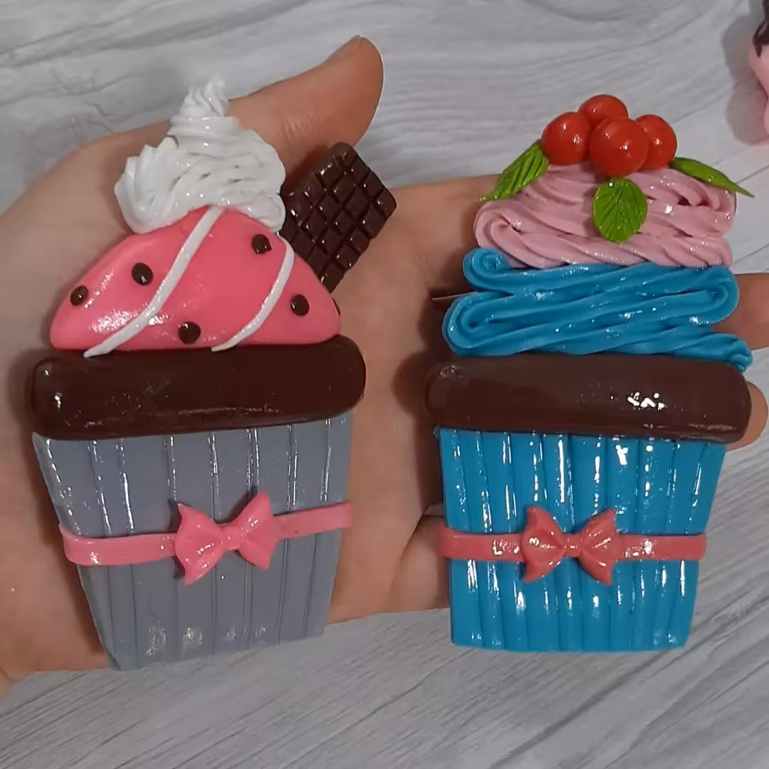 مگنت یخچال 2عددی کاپ کیکی