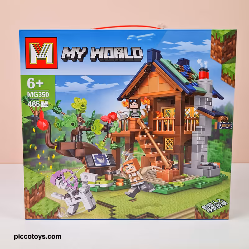 اسباب بازی لگو ماینکرافت 465 تکه کد MG350
