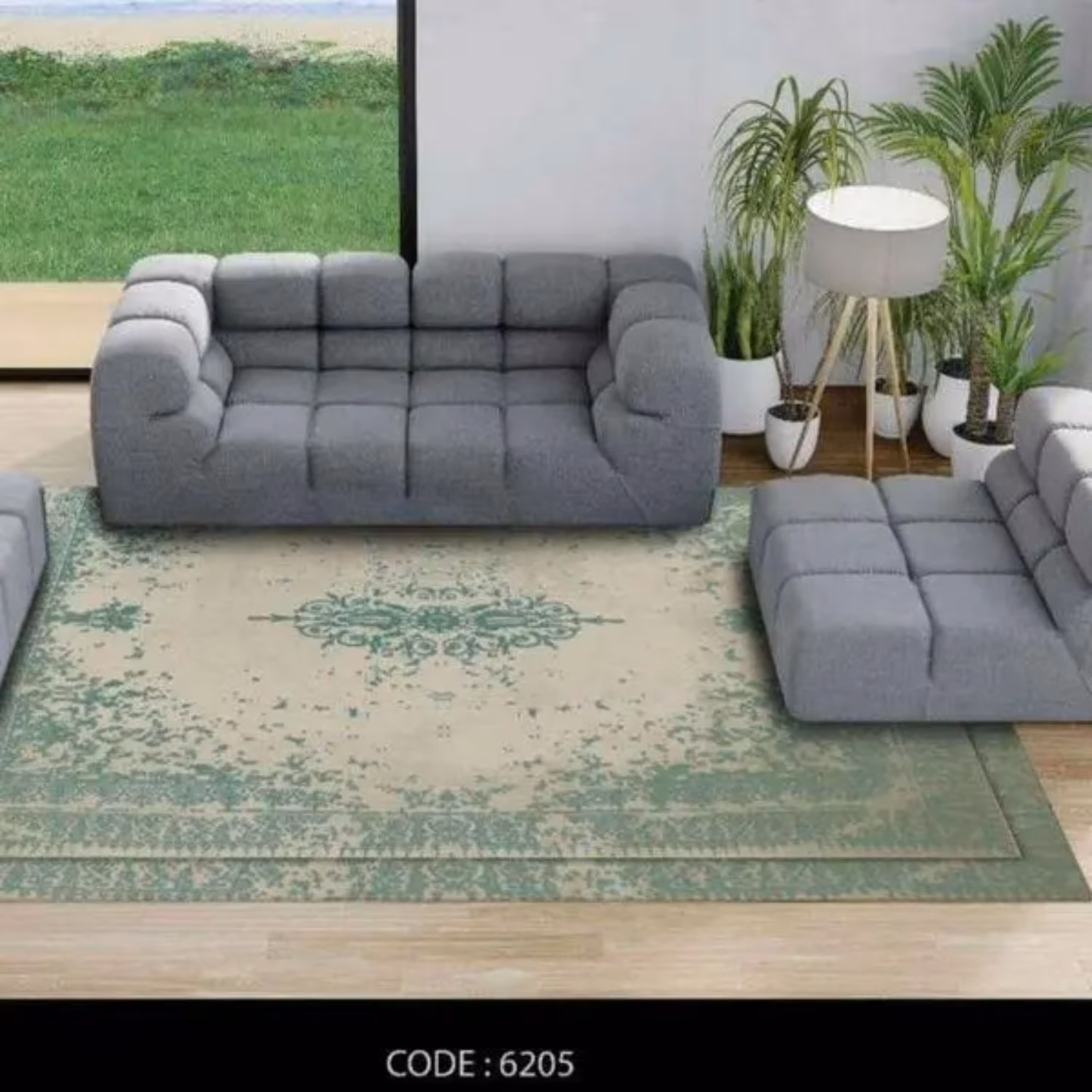 روفرشی کشدار راشل مخمل- طرح6205در ابعاد12 متری