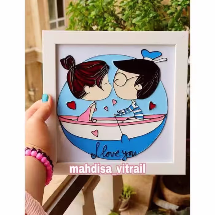 تابلوی نقاشی دو‌نفره