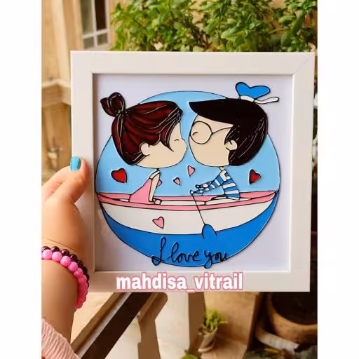 تابلوی نقاشی دو‌نفره