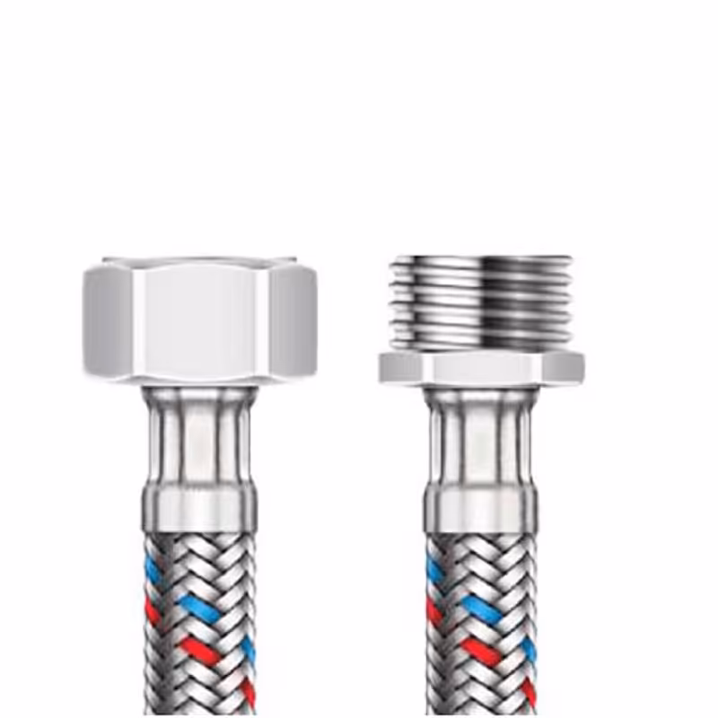 شیلنگ رابط افزایش طول سه هشتم 30 سانتی متری بسته 2 عددی