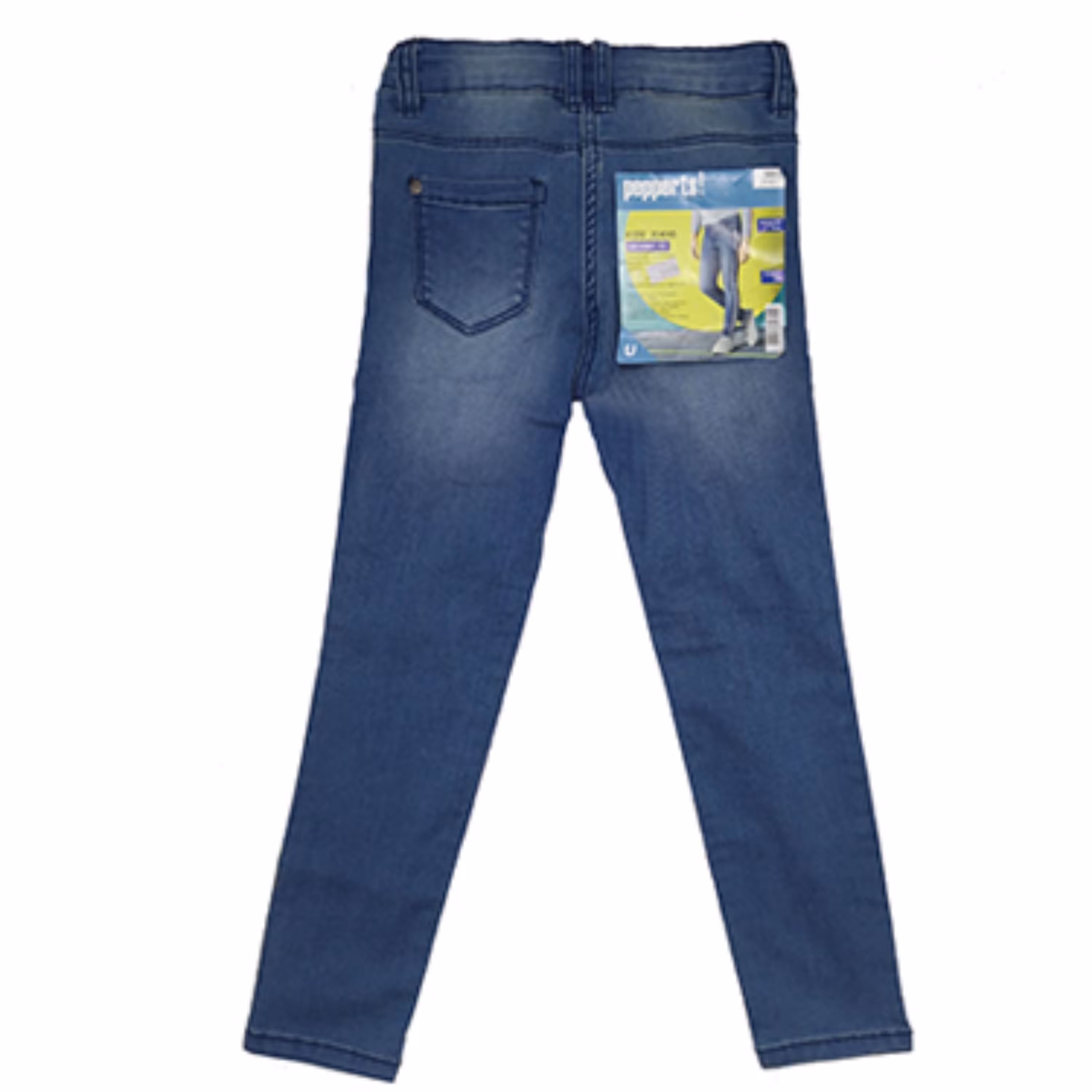 شلوار دخترانه جین بغل خط دار پپرتس آلمان 6-7 سال