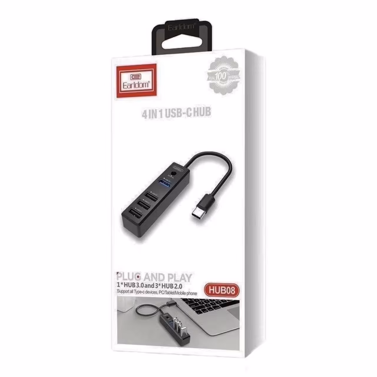 هاب usb اورجینال EARLDOM ET-HUB08