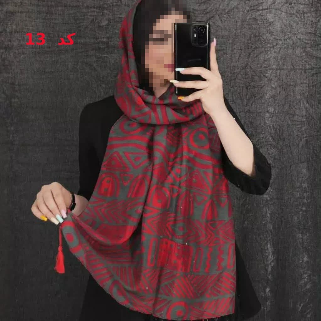شال نخی اعلا منگوله دار (کد 13) ارسال رایگان