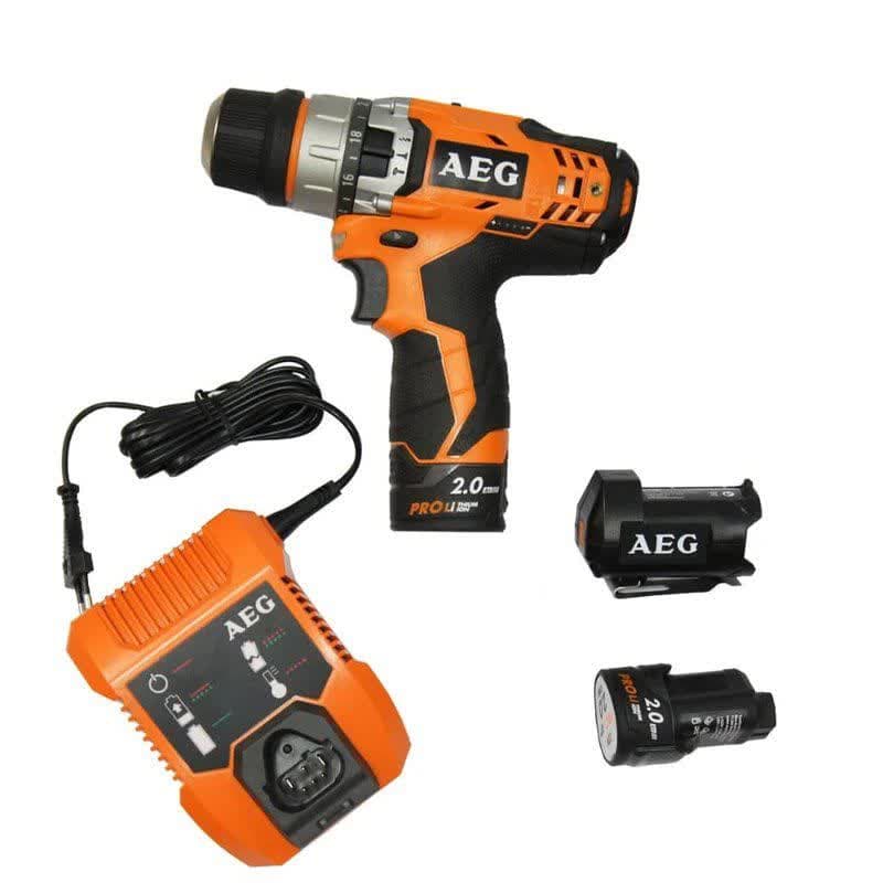 دریل پیچ گوشتی شارژی چکشی آاِگ aeg مدل BSB 12 c2