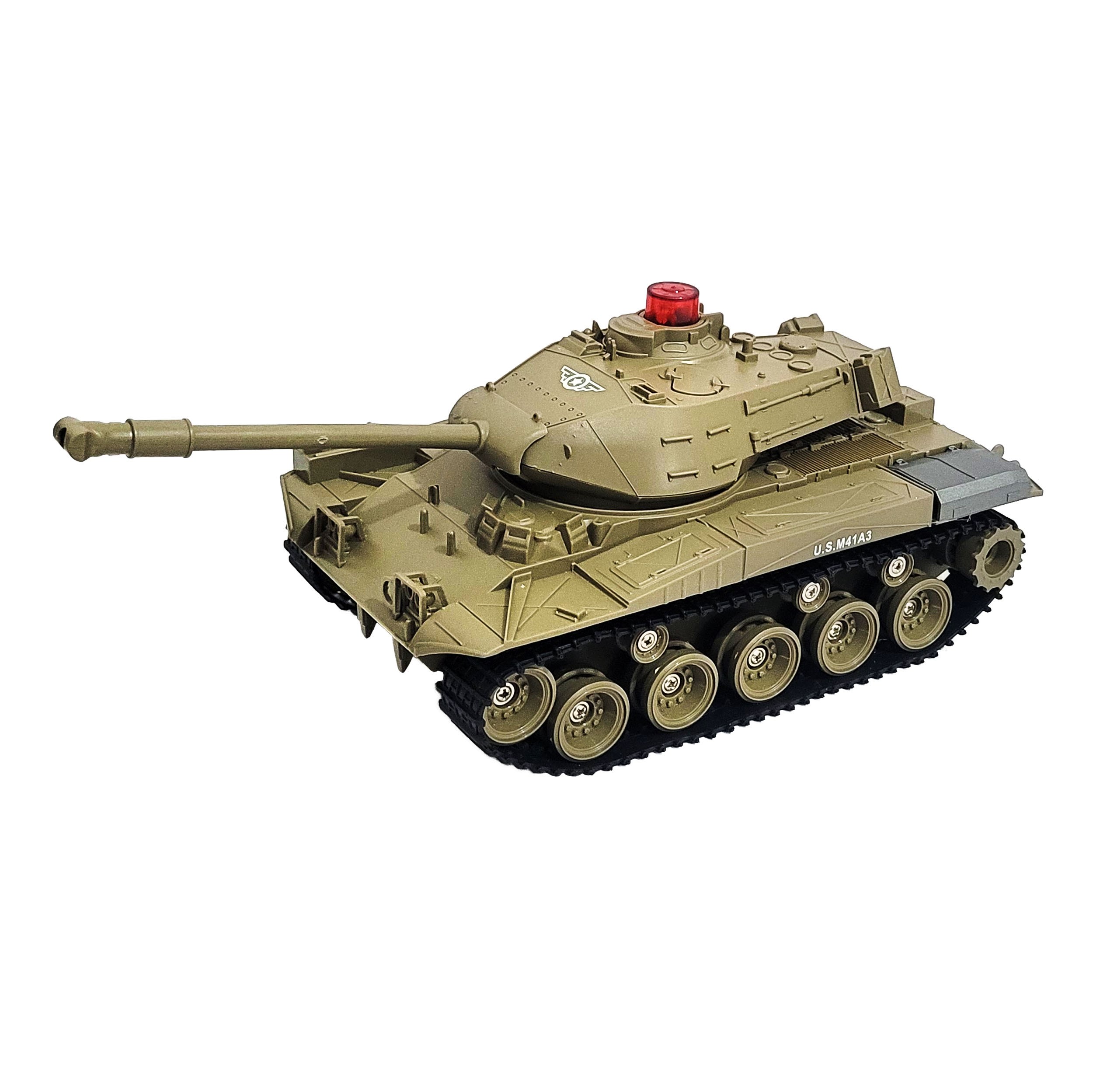 اسباب بازی تانک کنترلی شارژی قابلیت حرکت روی چرخ شنی موزیکال کد 243