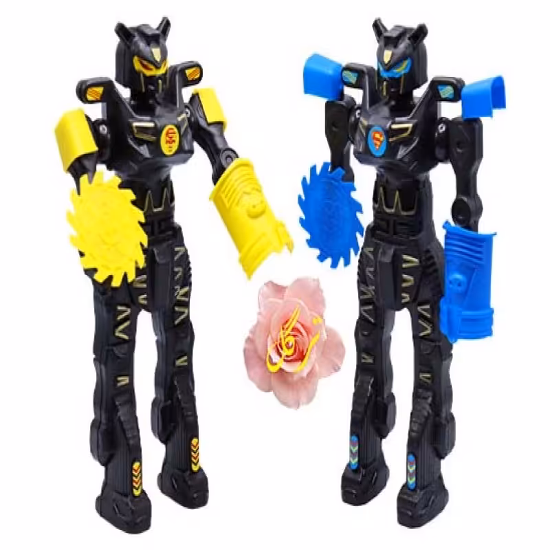 اسباب بازی ربات نینجا کار بسته دو عددی