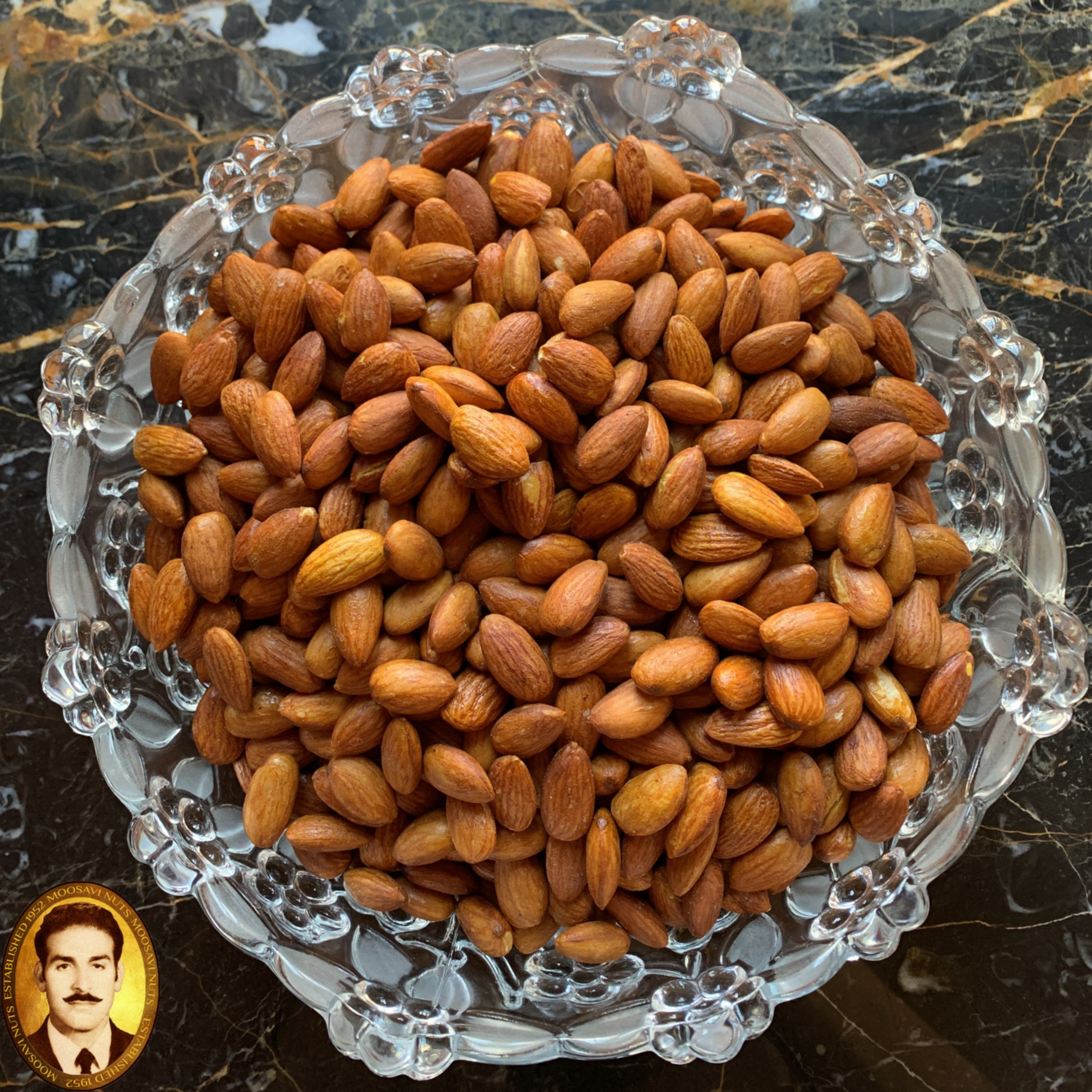مغز بادام شور لعابی خارجی 500 گرم