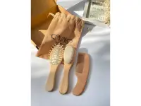 ست شانه و برس چوبی نوزادی کاوالو cavalo