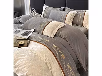 سرویس رو تختی لاکچری مخمل کریستال