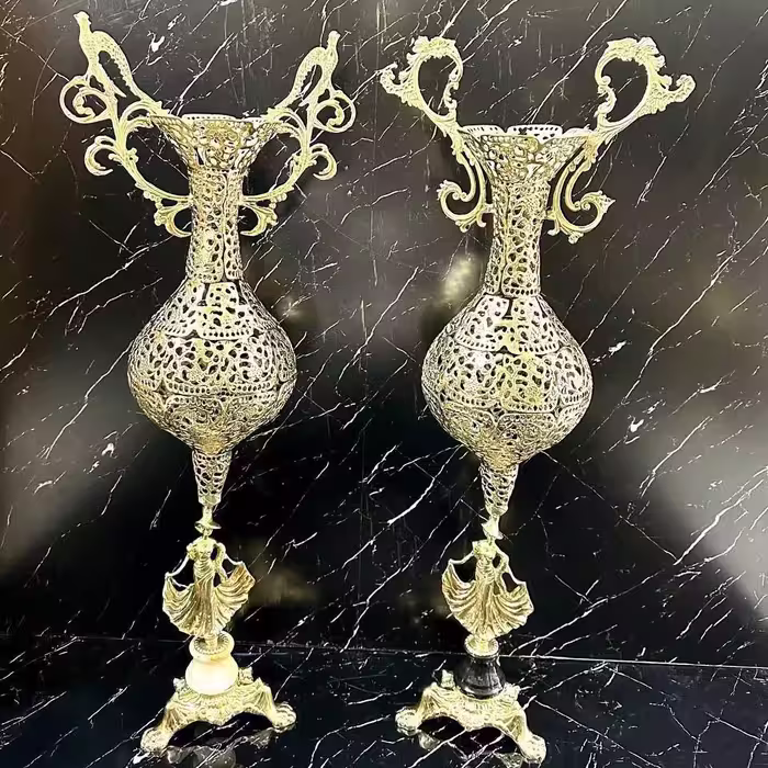 گلدان برنزی پرنس سنگی