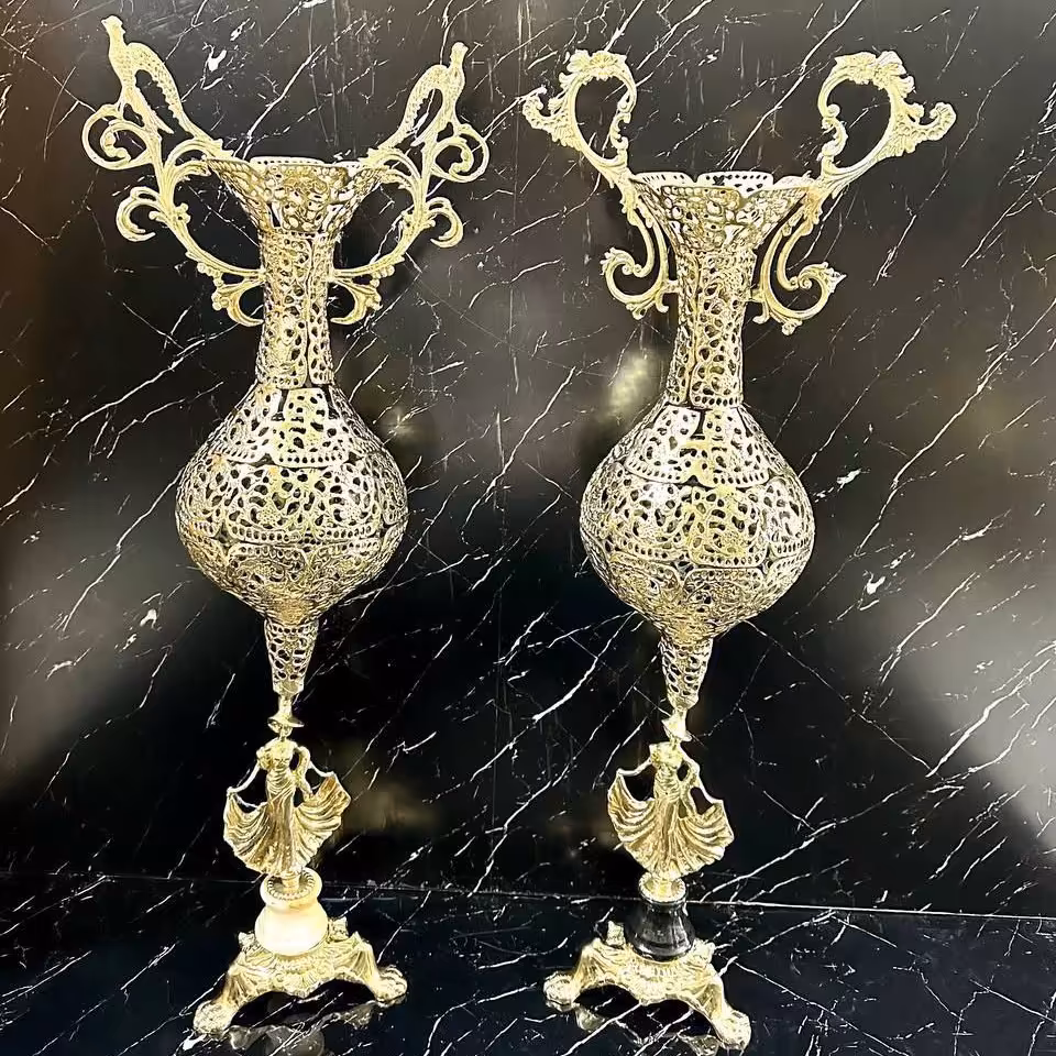 گلدان برنزی پرنس سنگی