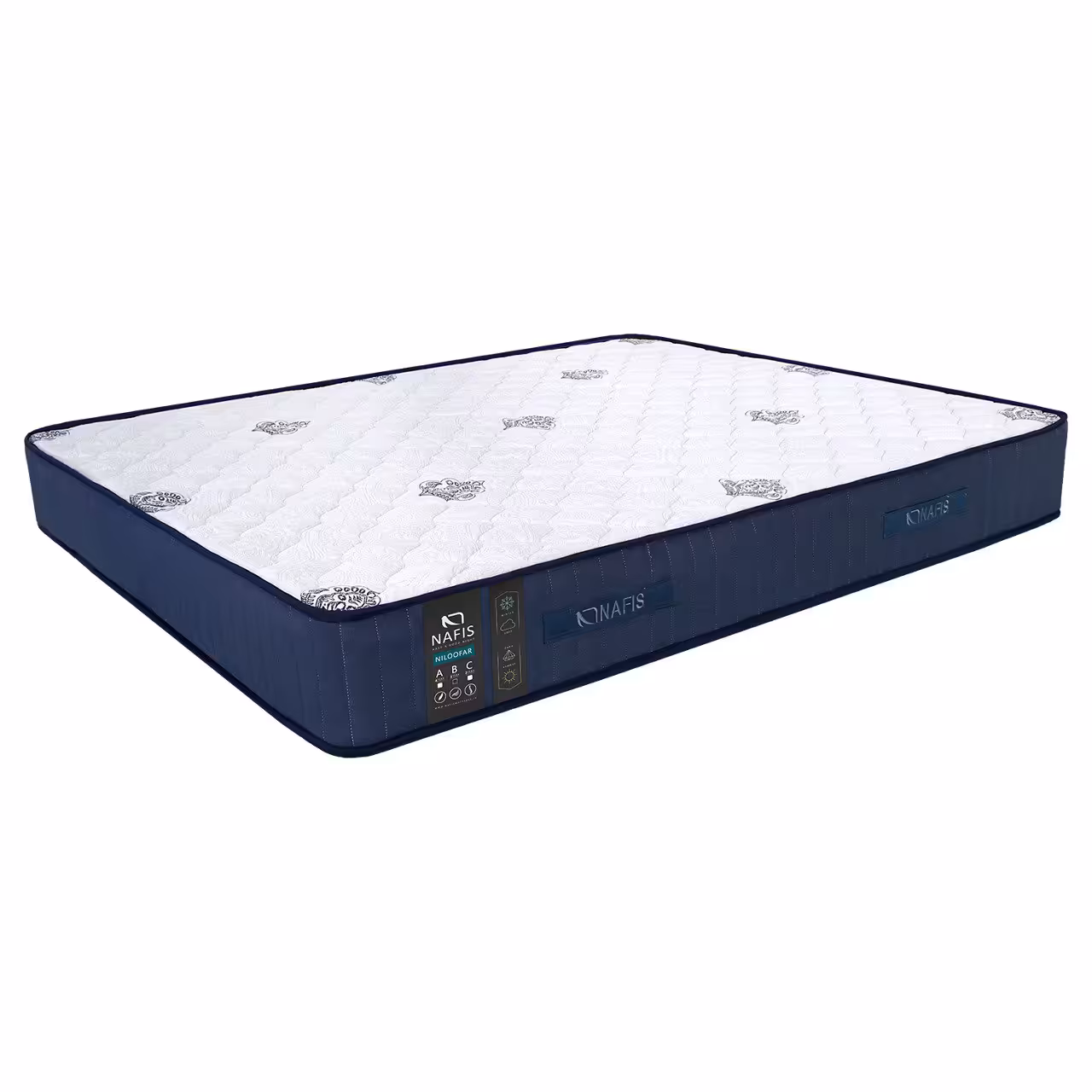 تشک دو نفره نفیس مدل نیلوفر B سایز 160*200 سانتیمتر