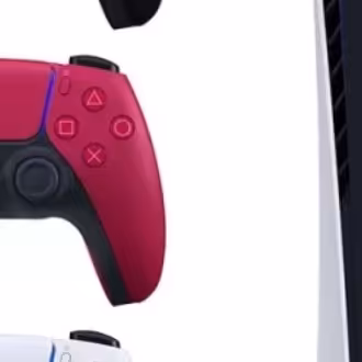 باندل کنسول PS5 Digital به همراه دسته بازی قرمز و مشکی