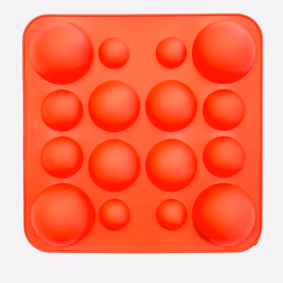 قالب نیمکره کروی میکس در 4 سایز  3و4و5و6 برند سورنا