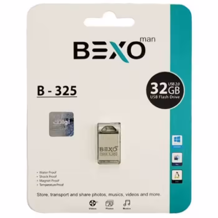فلش مموری بکسو مدل B-325 ظرفیت 32 گیگابایت
